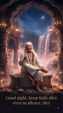 sai baba good night (7)