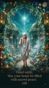 sai baba good night (1)