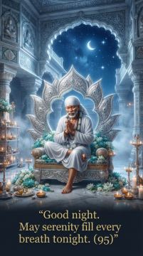 sai baba good night (1)